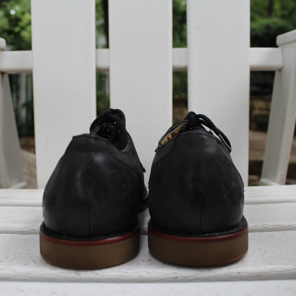Men\'s UGG Black Casual Dress Shoes leather/ sheepskin  Size 9.5 EUC main image 10